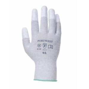 sUw - Antistatic PU Fingertip Gloves (12 Pair Pack)