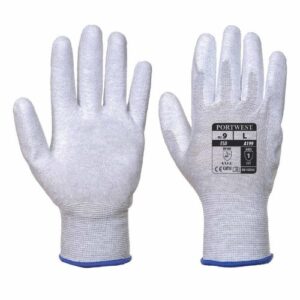 sUw - ESD Antistatic PU Palm Grip Glove (12 Pair Pack)