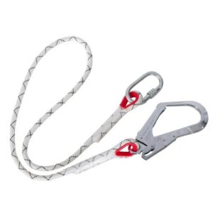 sUw Mens Fall Arrest Kermantle Restraint Lanyard White 150cm