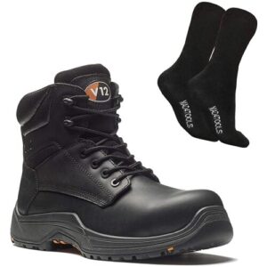 V12 Avenger Safety Rigger Work Boots and Boot Socks