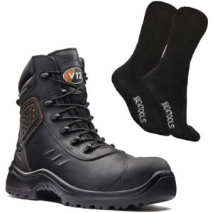 V12 Defender Waterproof Safety Work Boots and Boot Socks
