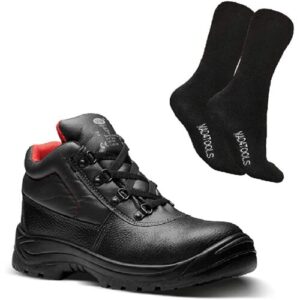 V12 Elk Safety Work Boots and Boot Socks