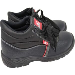Vaultex Mid Top Safety Shoes (Size 12) Black