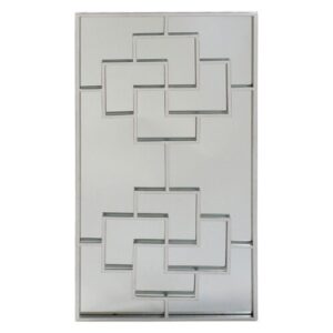 Wall mirror Dekodonia Silver Metal (51 x 3 x 102 cm)