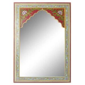 Wall Mirror Dkd Home Decor Red Wood MDF (40.5 X 1.5 X 56 Cm)