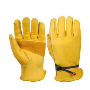 Waterproof Work Gloves Safety Garden Gloves Leather Welding Protective for Glass Handling L