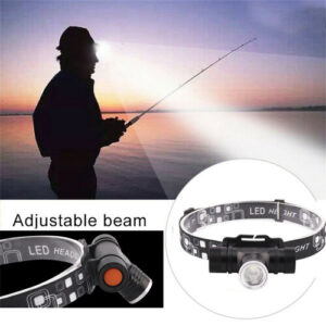 Waterproof Zoom LED Headlamp Light Fishing Run Camping Bulb Flashlight 15W