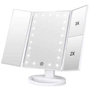 WEILY Lighted Makeup Mirror with 21 LED Lights