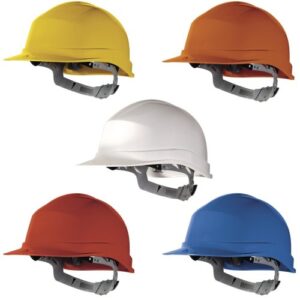 (White) Delta Plus ZIRCON 1 Safety Hard Hat Helmet (Various Colours)
