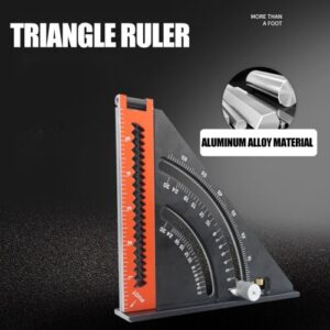 Wood Measure Ruler Profile Marking Tool Protractor Folding Triangle Square Ruler Woodworking Measuring Layout Tool