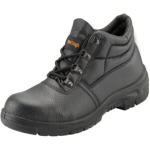WorkTough 101SM11 Size-11 Safety Chukka Boot with Steel Midsole - Black