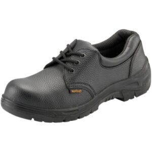 WorkTough 201SM04 Size-4 Safety Shoe - Black