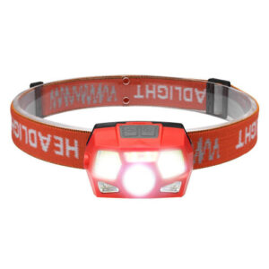 XD-HL6 XPE+COB+LED 800LM Induction Sensor Headlamp 5 Modes IP65 Waterproof Flashlight Cycling Climbing Emergency Lantern RED