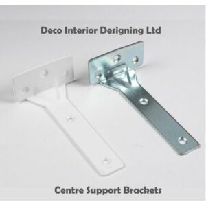 (Zinc) Zinc And White T Centre Support Brackets